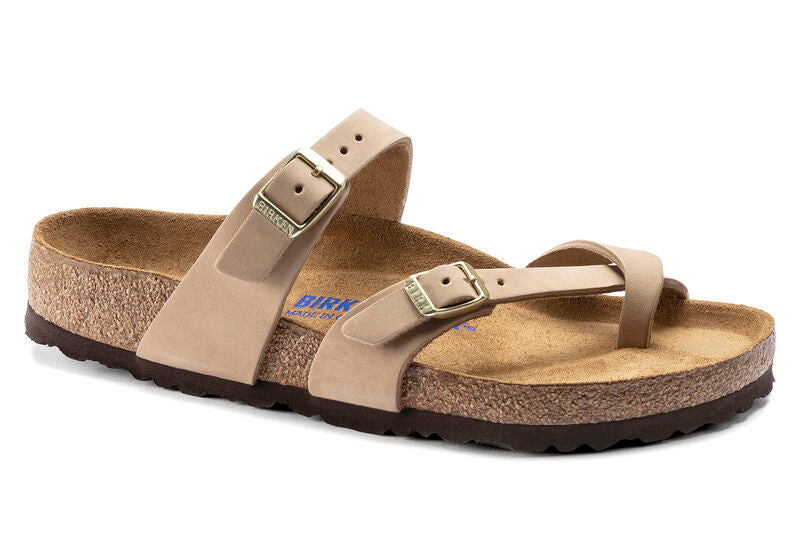 Birkenstock  Mayari Sandcastle Nubuck Leather Sandal (Women)