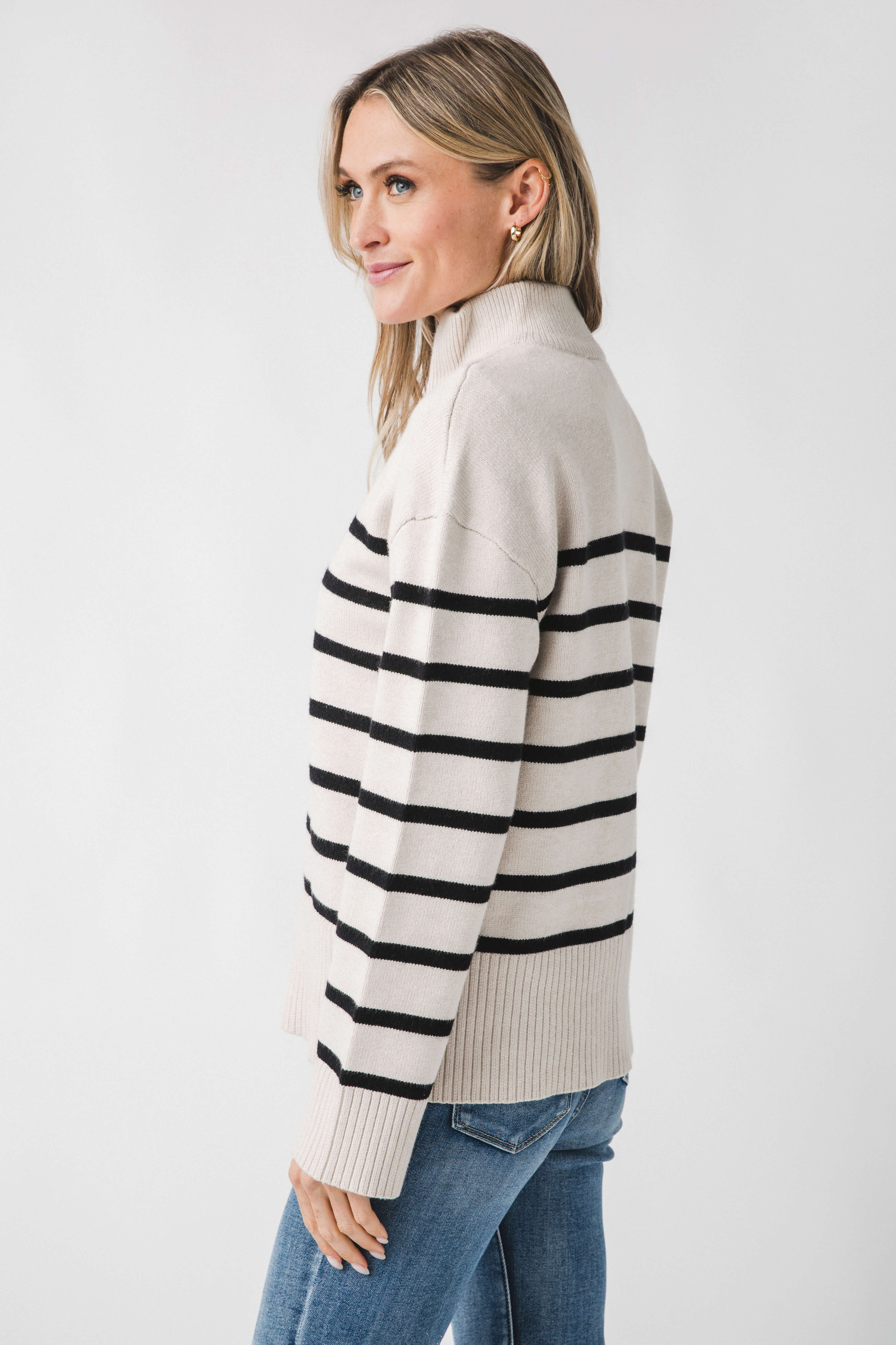 RD Style Dalilah Long Sleeve Mockneck Cardigan