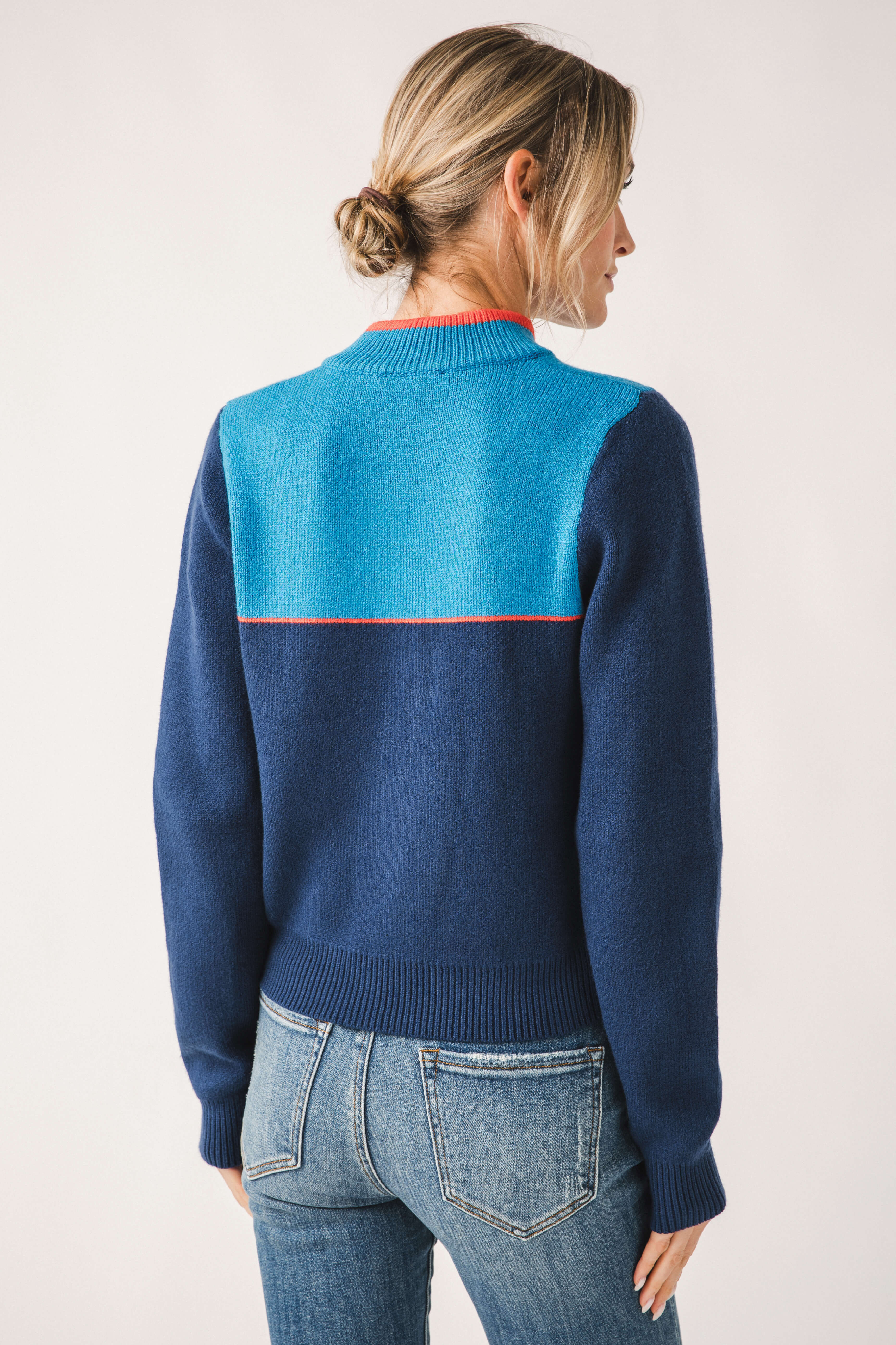 THML Contrast Trim Sweater