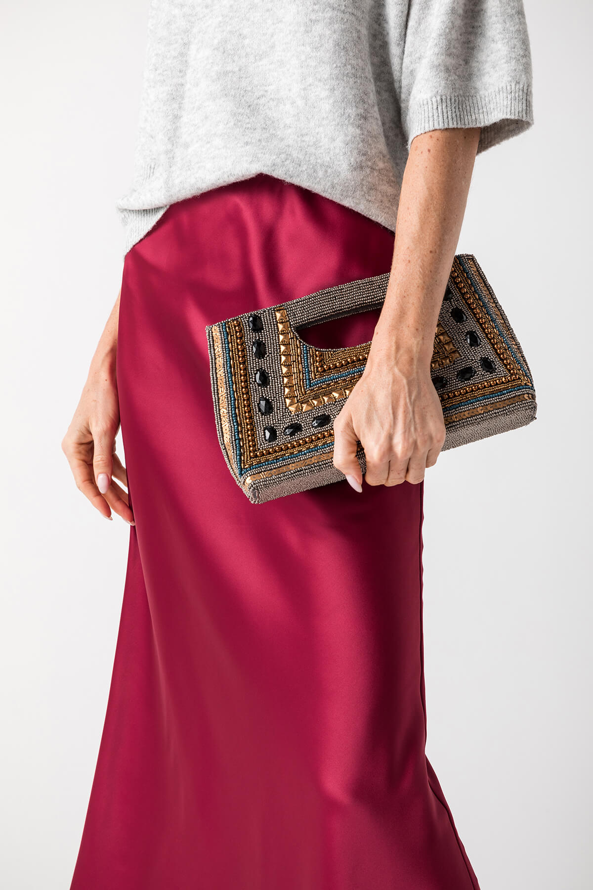 America & Beyond Jeweled Pharaoh Clutch