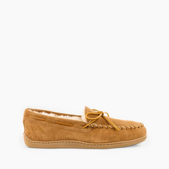 MINNETONKA SHEEPSKIN HARDSOLE - 3741