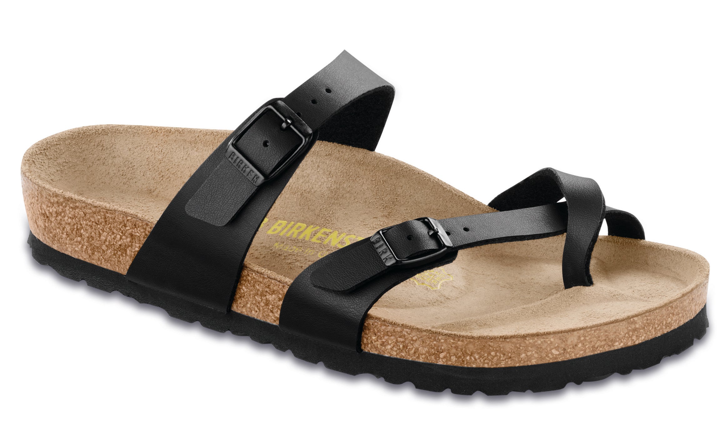 Birkenstock Mayari Black Birko-Flor Sandals (Women)