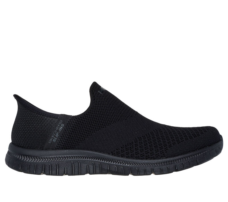 Skechers Women's Virtue Slip-In (Hands-Free) Sneaker - Black/Black