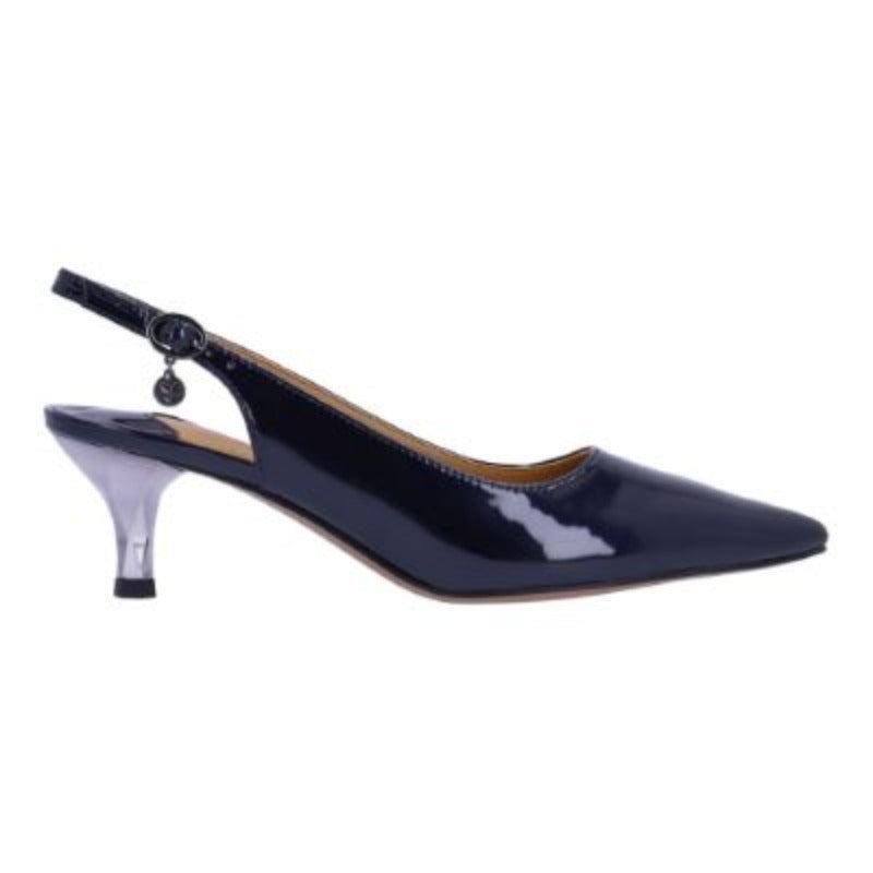 J. Renee Ferryanne Navy Patent Pump (Women)