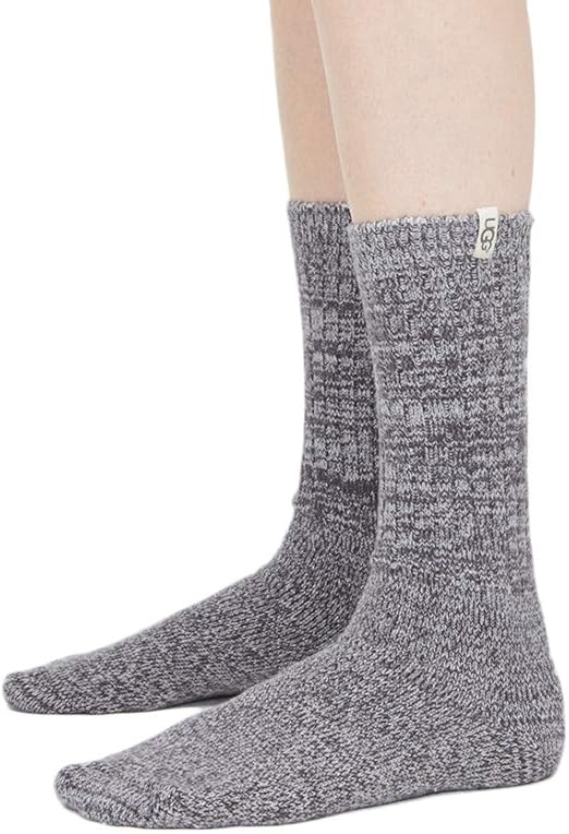 UGG Women's Rib Knit Slouchy Crew Sock - Nightfall