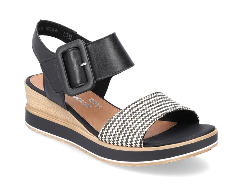 Rieker Jerilyn 53 Black Sandal (Women)