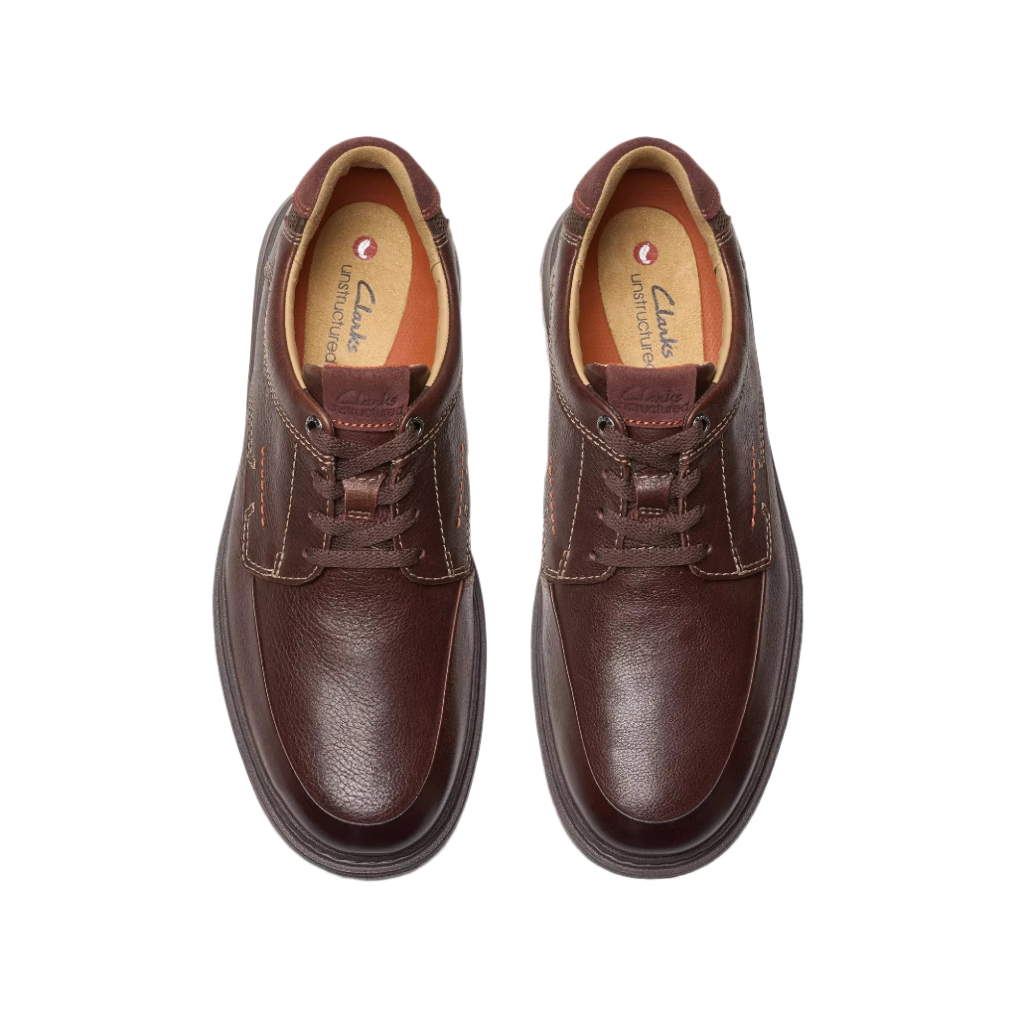 Clarks Men's Un Briley Lace Shoe - Mahogany