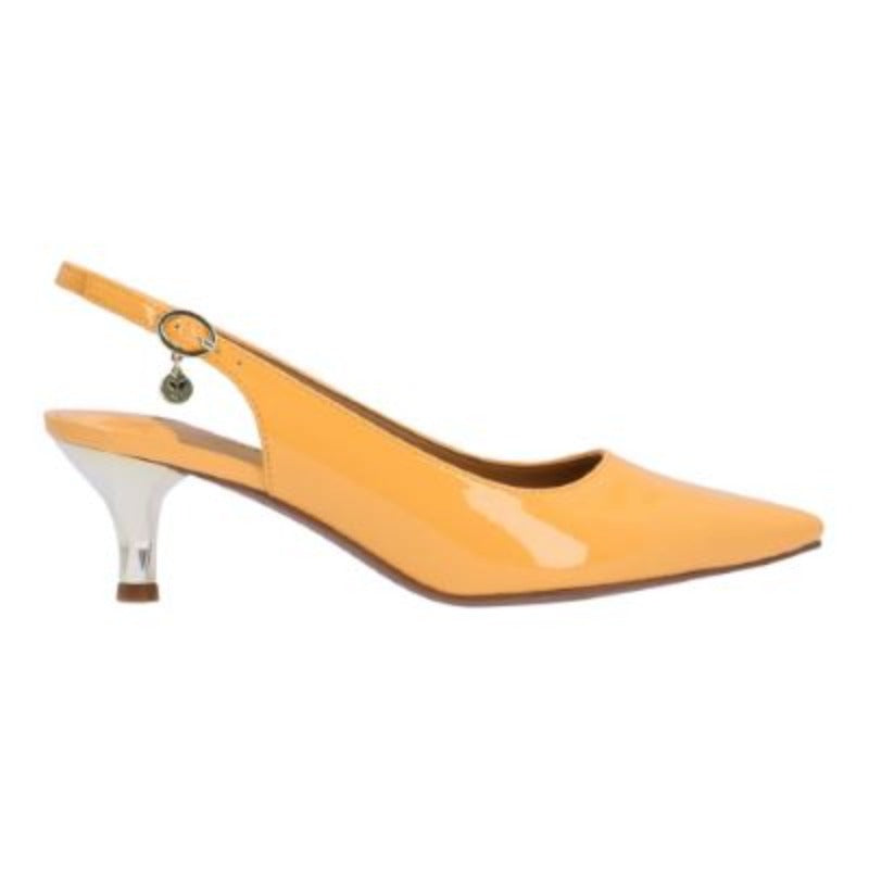 J. Renee Ferryanne Tangerine Patent Pump (Women)