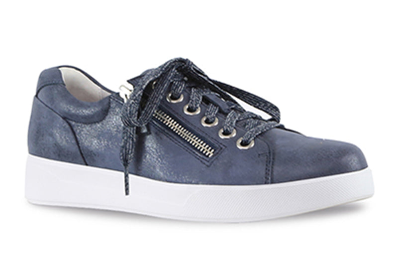 Munro Tilly Denim Leather Sneaker (Women)