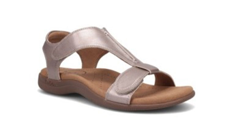 Taos The Show Champagne Leather Sandal (Women)