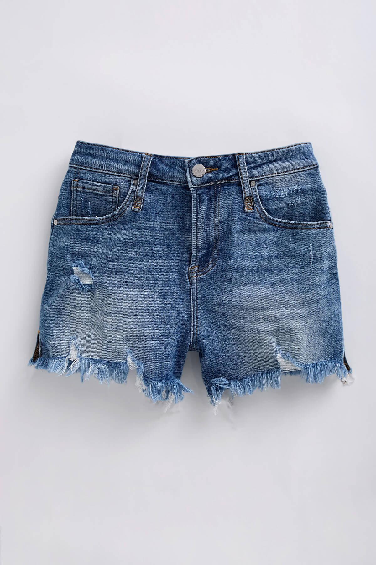 Risen Denim Shorts