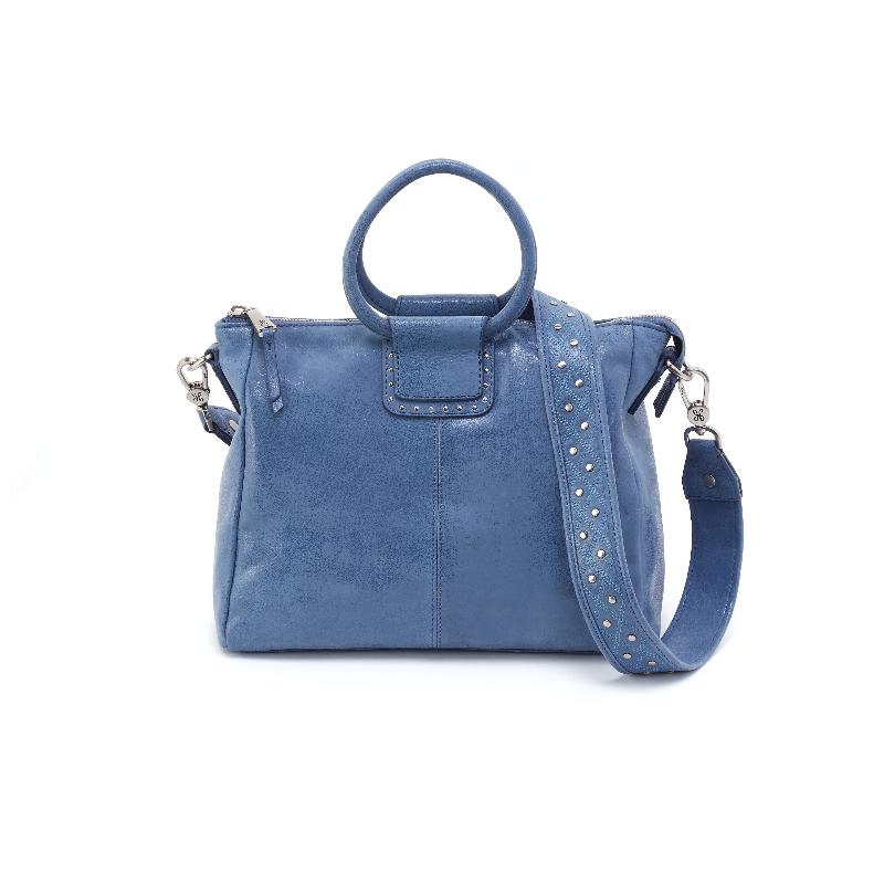 Hobo Sheila Azure Leather Medium Satchel (Women)