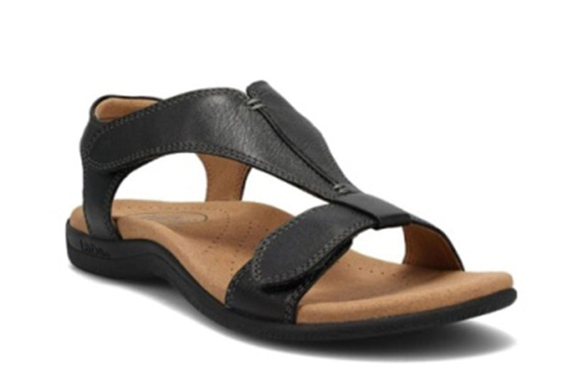 Taos The Show Black Leather Sandal (Women)