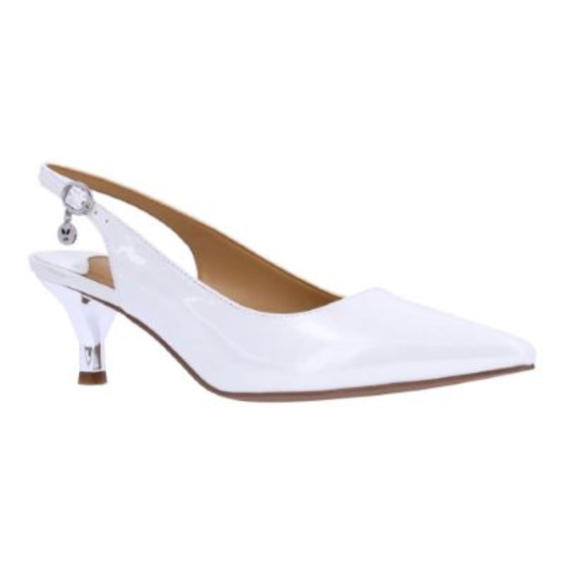 J. Renee Ferryanne White Patent Pump (Women)