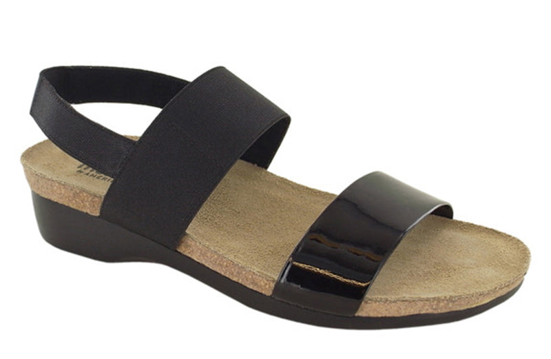 Munro Pisces Black Patent Sandal (Women)