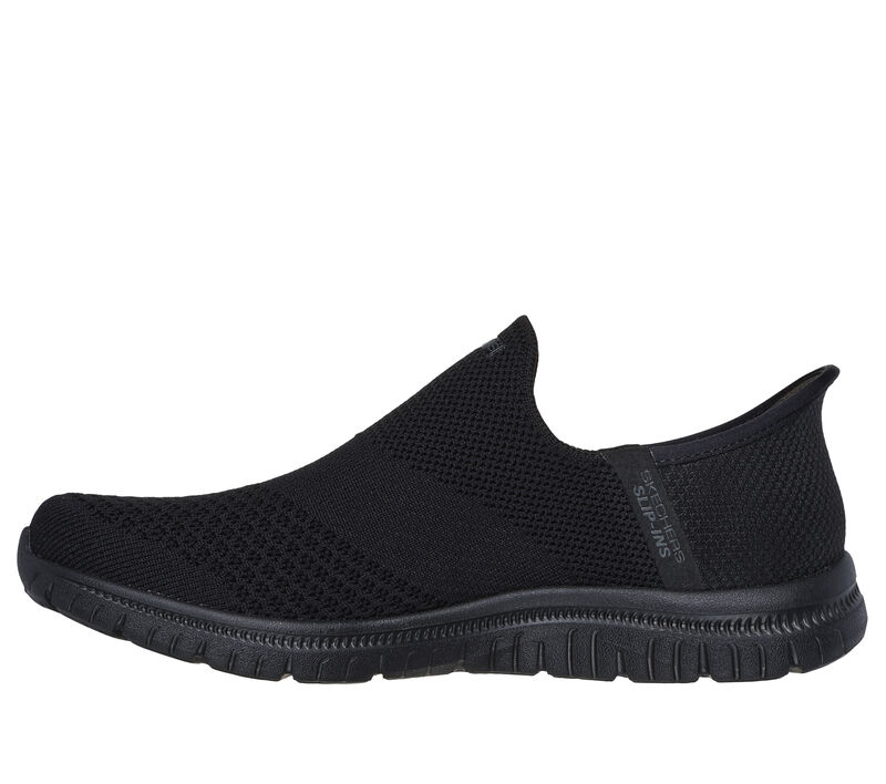 Skechers Women's Virtue Slip-In (Hands-Free) Sneaker - Black/Black