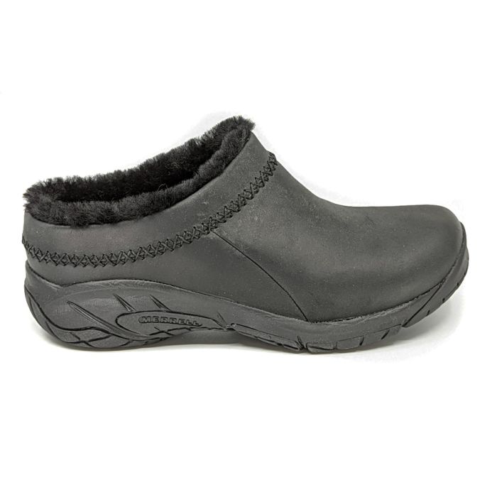 Merrell Women's Waterproof Encore Ice 4 Clog - Smooth Black