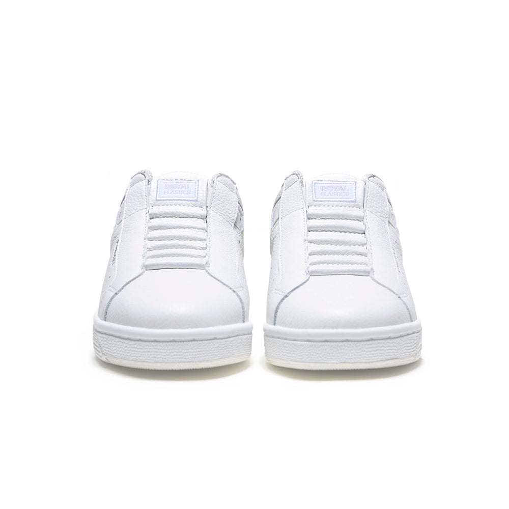 Women's Icon OG White Gold Logo Leather Sneakers 91942-008