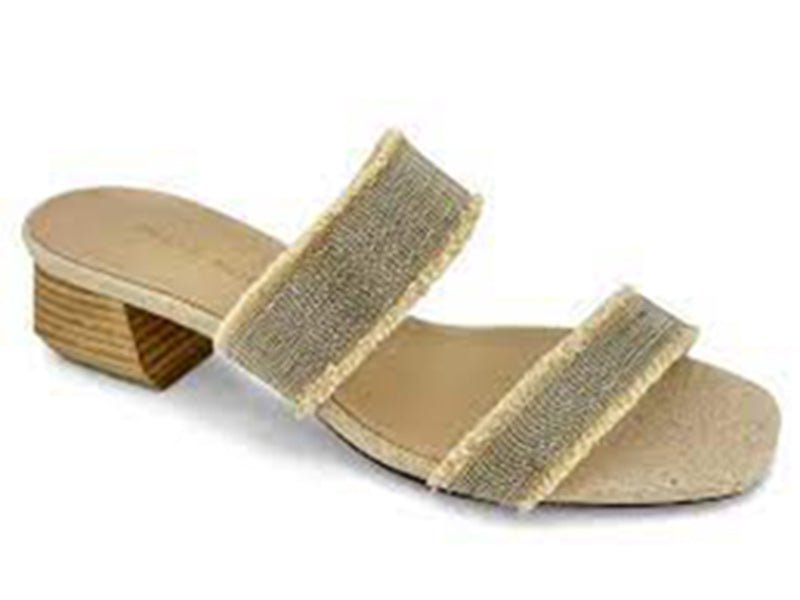 Pella Moda Iona Natural Linen Slide (Women)