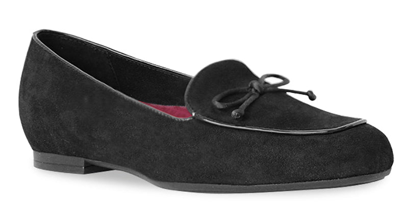 Munro Rossa Black Suede Loafer (Women)