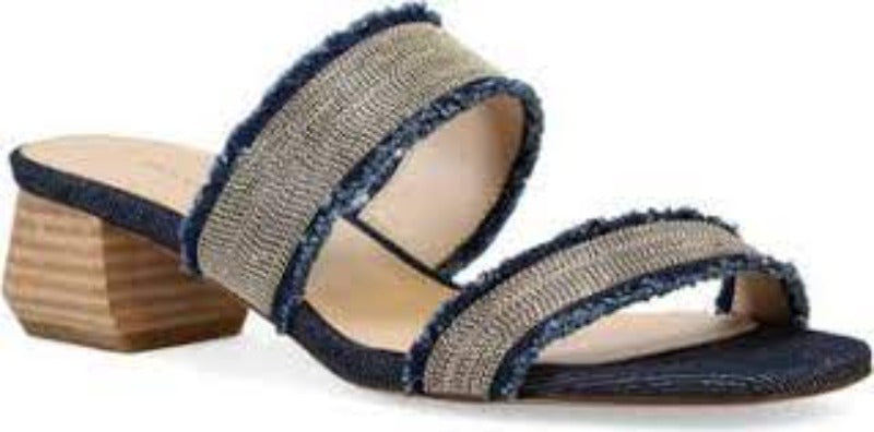 Pelle Moda Iona Indigo Denim Slide (Women)