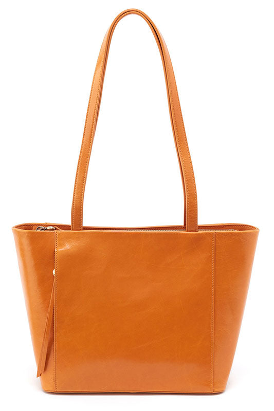 Hobo Haven Warm Amber Leather Handbag (Women)