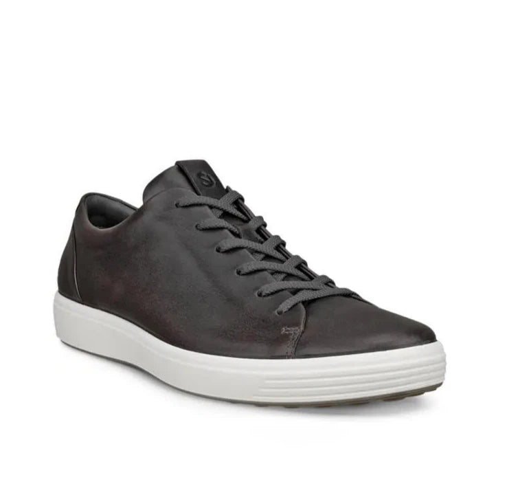 ECCO Men's Soft 7 Plain Lace-Up Sneaker - Magnet