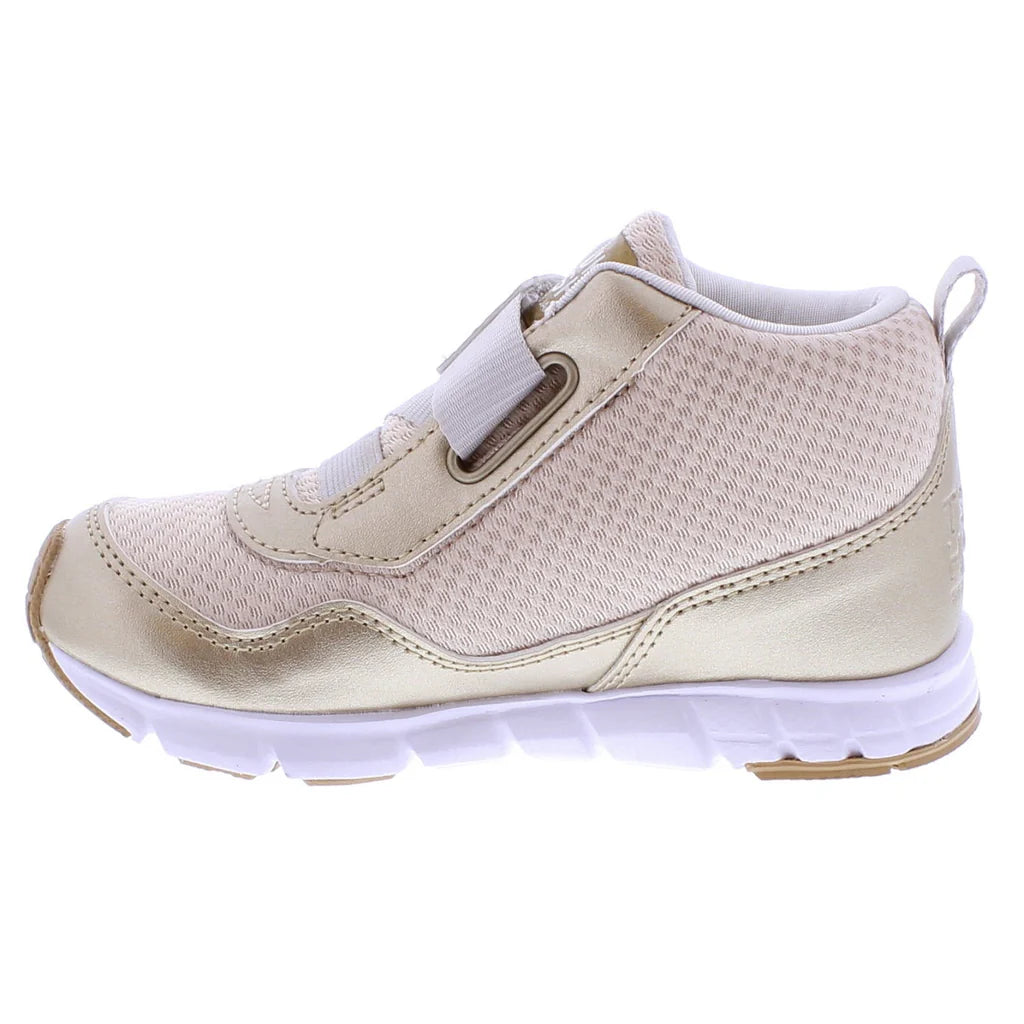 Tsukihoshi Child (Sizes 7-1) Tokyo Waterproof Sneaker - Gold/Champagne