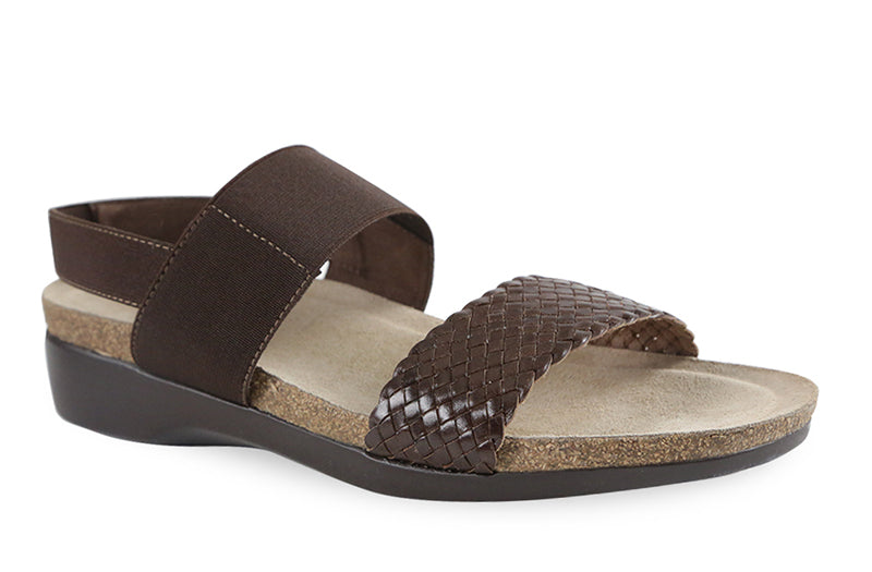 Munro Pisces Brown Woven Sandal (Women)