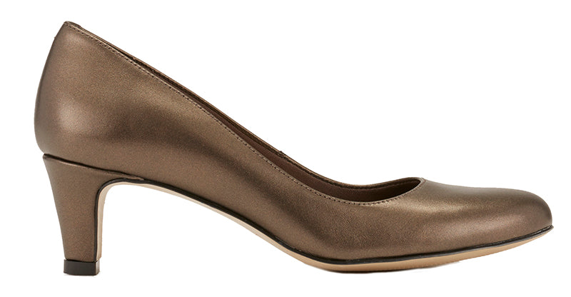 Walking Cradles Joy Bronze Leather Pump (Women)