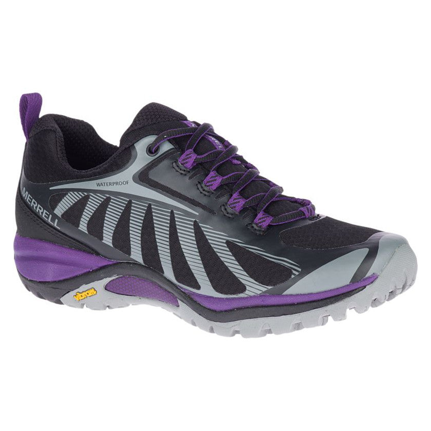 Merrell Women's Siren Edge 3 Waterproof Sneaker - Black/Acai