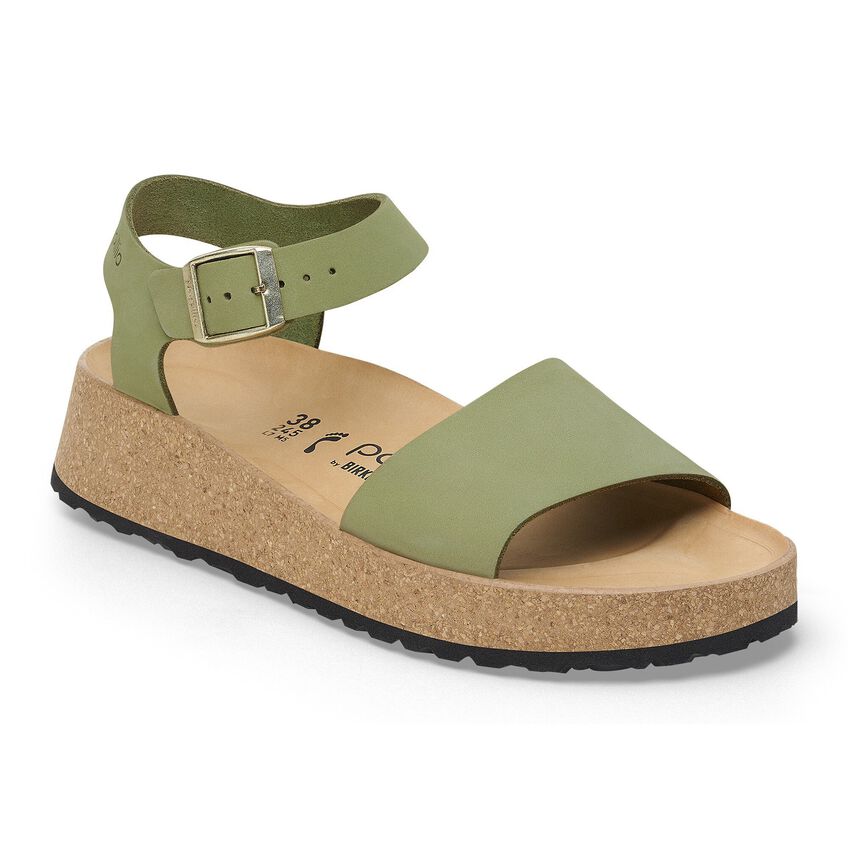 Birkenstock Glenda Papillio Sandal - Green Tea Suede