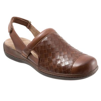 SoftWalk Salina Rust Leather Clog (Women)