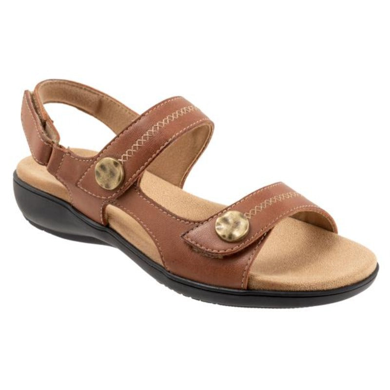 Trotters Romi Stitch Luggage Leather Sandal (Women)