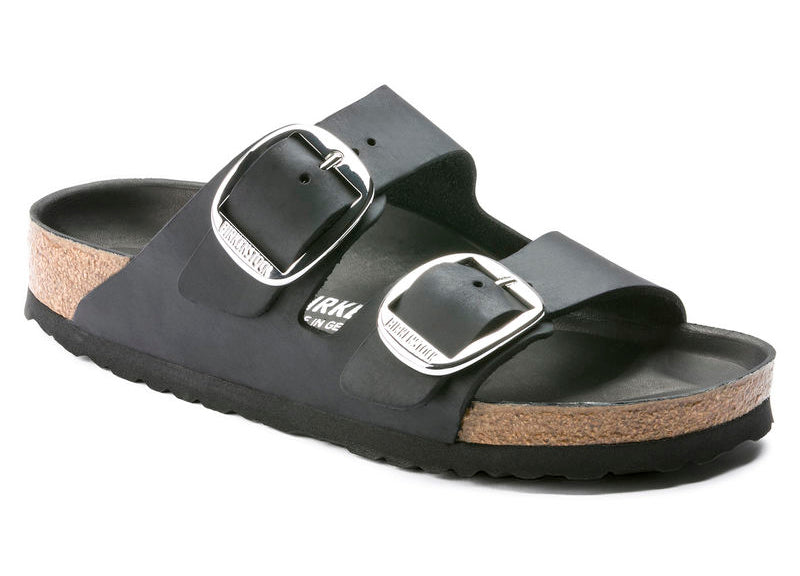 Birkenstock Arizona Big Buckle Black Sandal (Women)