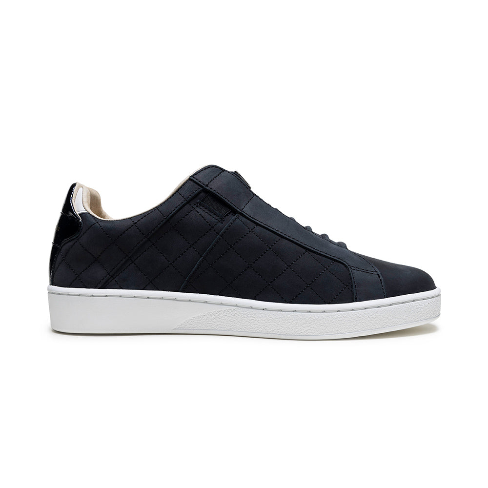 Men's Icon Lux Black Leather Sneakers 02543-999