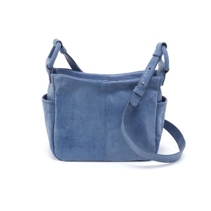 Hobo Sheila Azure Leather Crossbody Leather (Women)