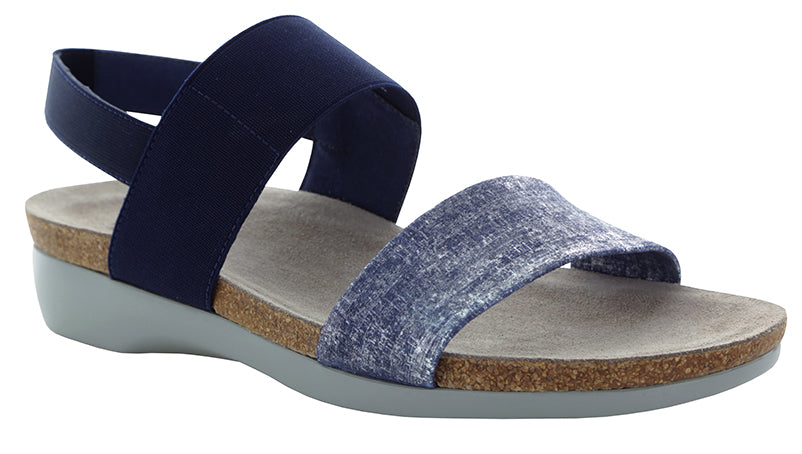 Munro Pisces Blue/Silver Sandal (Women)