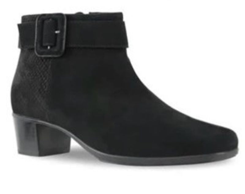 Munro Callie Black Suede Boot (Women)