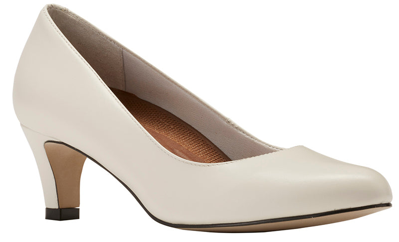 Walking Cradles Joy White Leather Pump (Women)