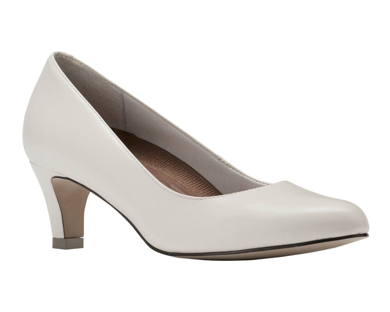 Ros Hommerson Joy II White Leather Pump (Women)