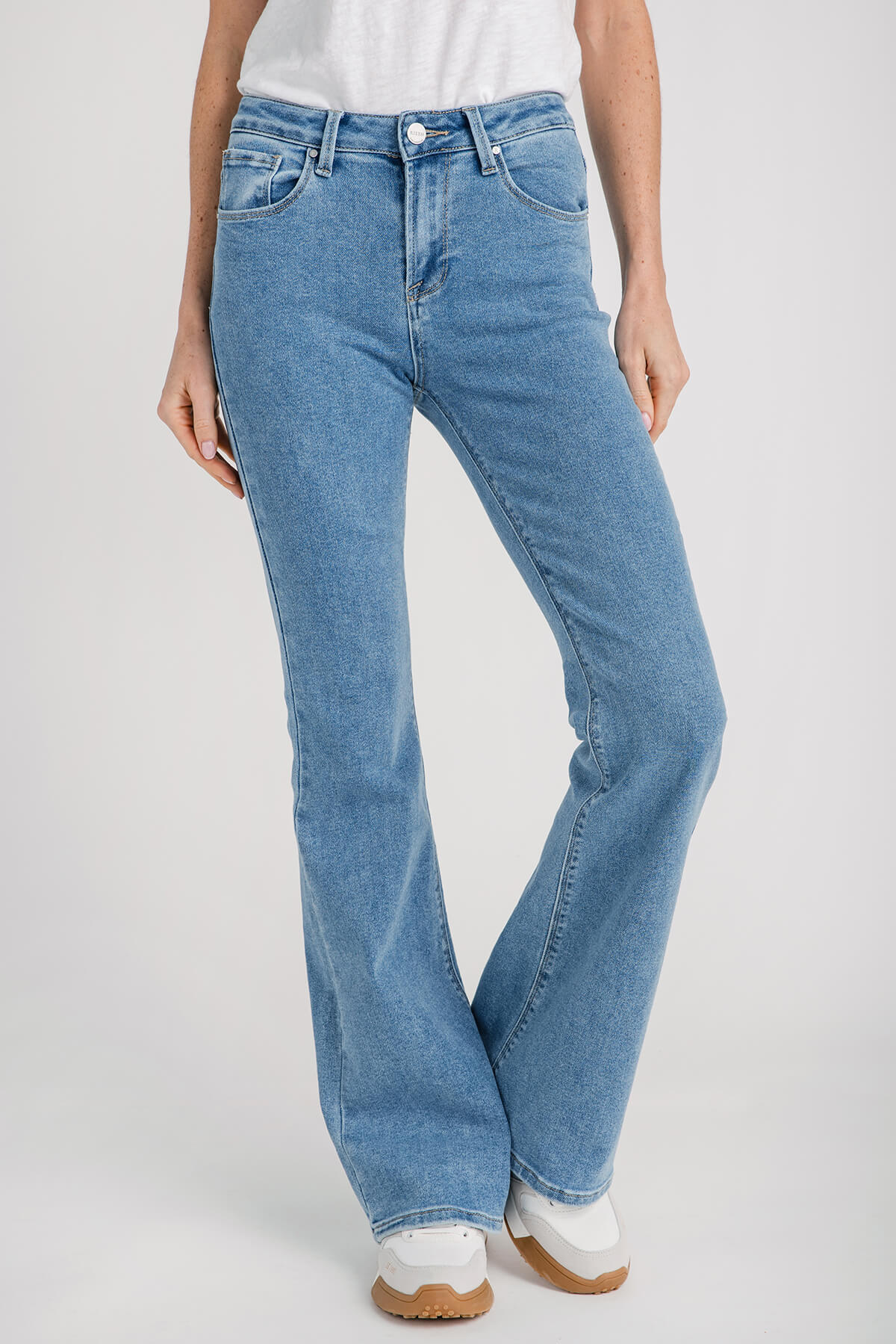 Risen Olivia High Rise Flare Jeans