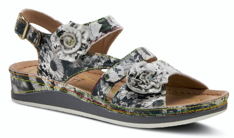 L'Artiste Joelina Grey Multi Sandal (Women)