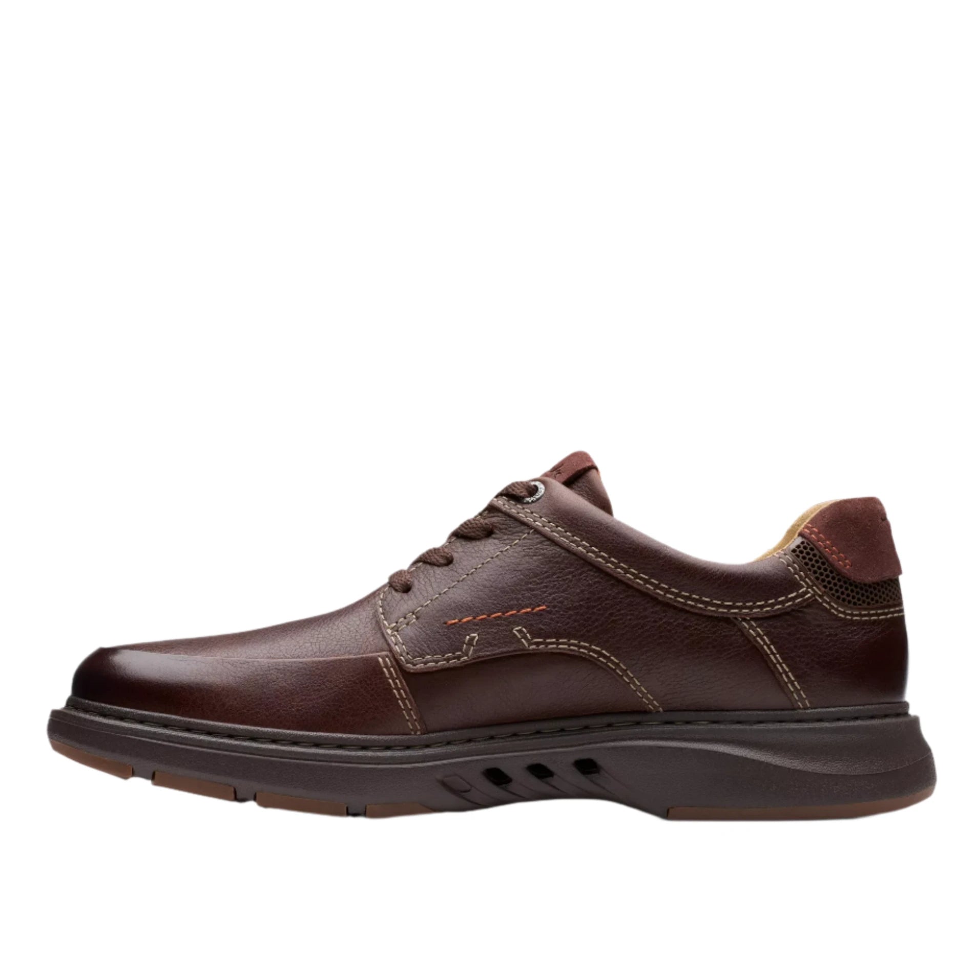 Clarks Men's Un Briley Lace Shoe - Mahogany