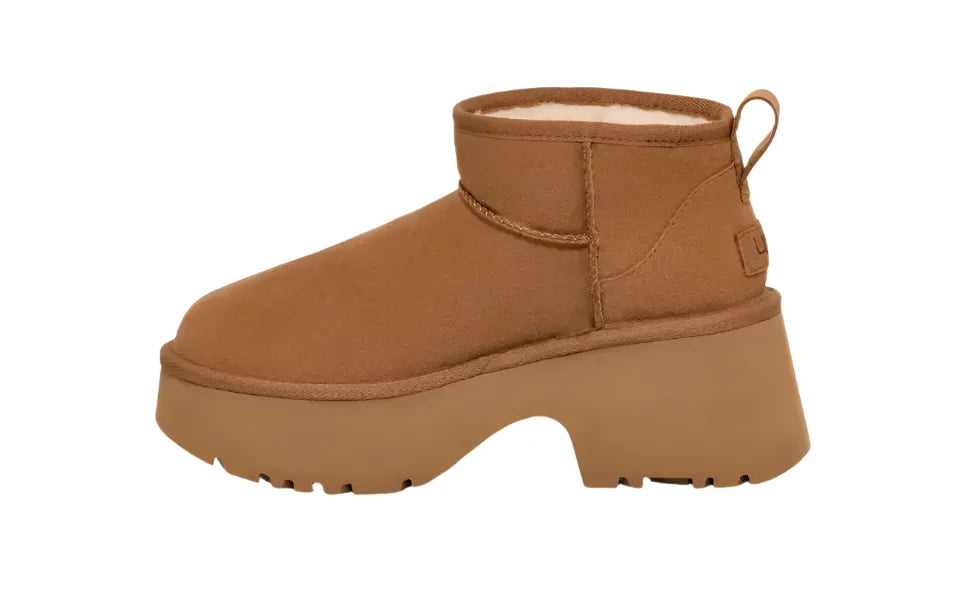 UGG Women's Classic Ultra Mini New Heights Boot - Chestnut