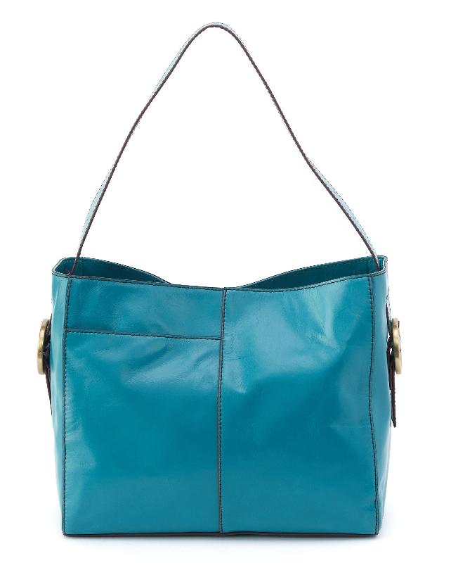 Hobo Render Biscayne Blue Leather Handbag (Women)