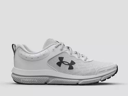 Under Armour Men's Charged Asset 10 Sneaker - White