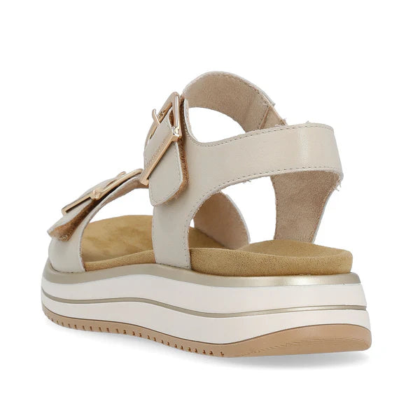 Remonte by Rieker Jocelyn Sandal - Kreid