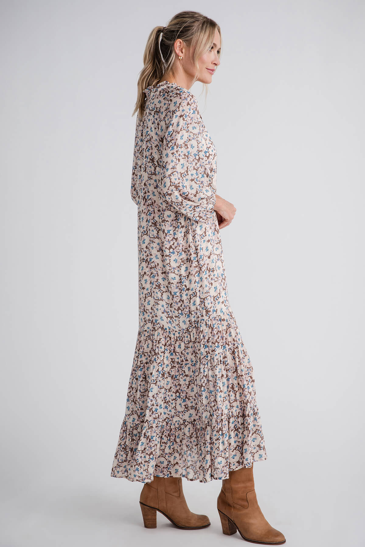 Z Supply Char La Paz Floral Midi Dress