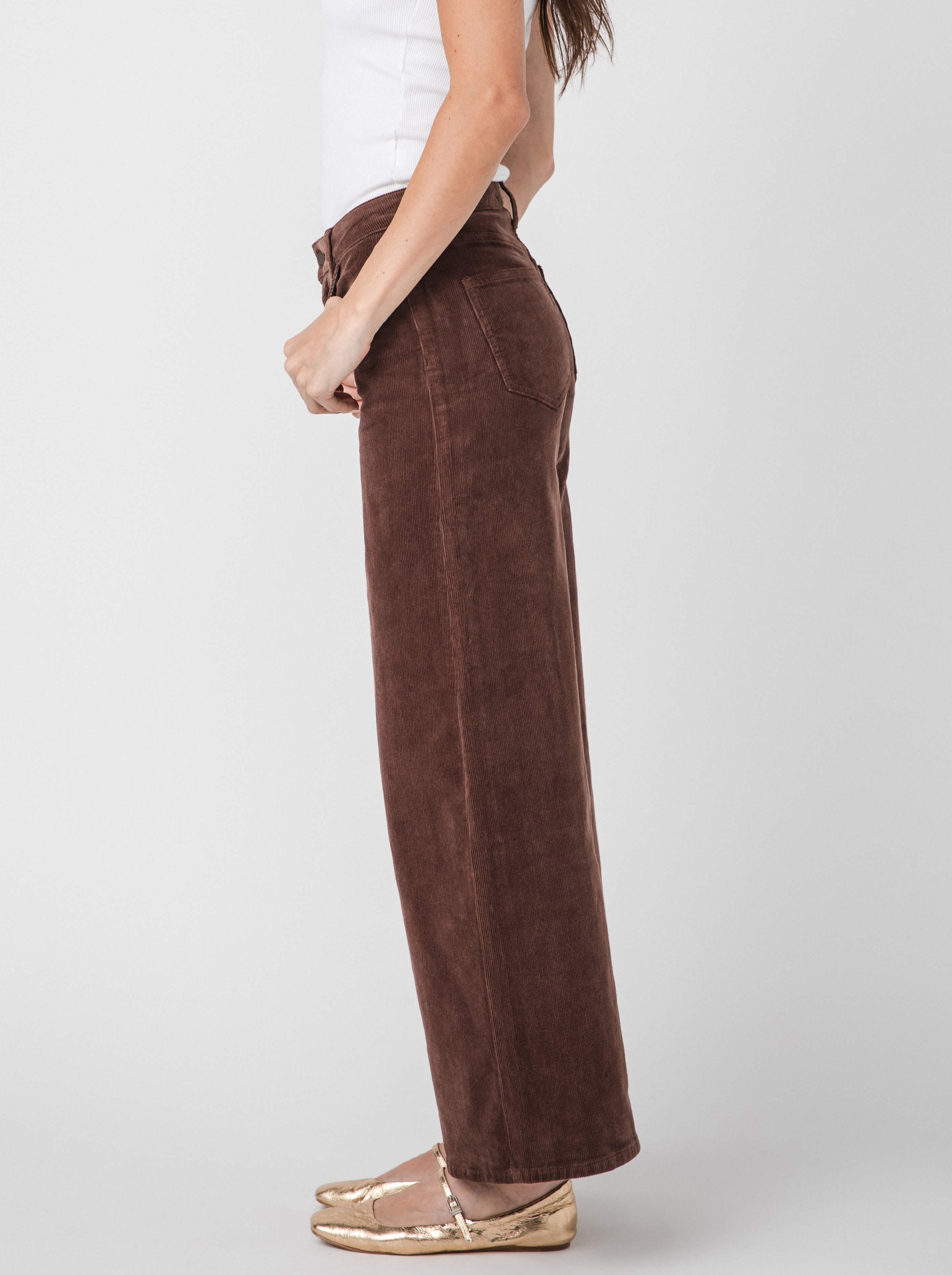 JBD Wide Leg Corduroy Pants